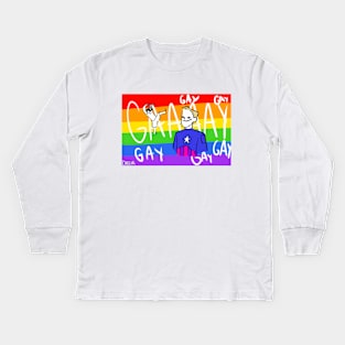 gotta love those gays Kids Long Sleeve T-Shirt